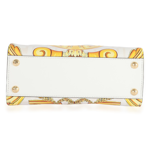 Fendi x Versace Fendace Gold Baroque & White FF Motif Mini Peekaboo - Picture 4 of 6